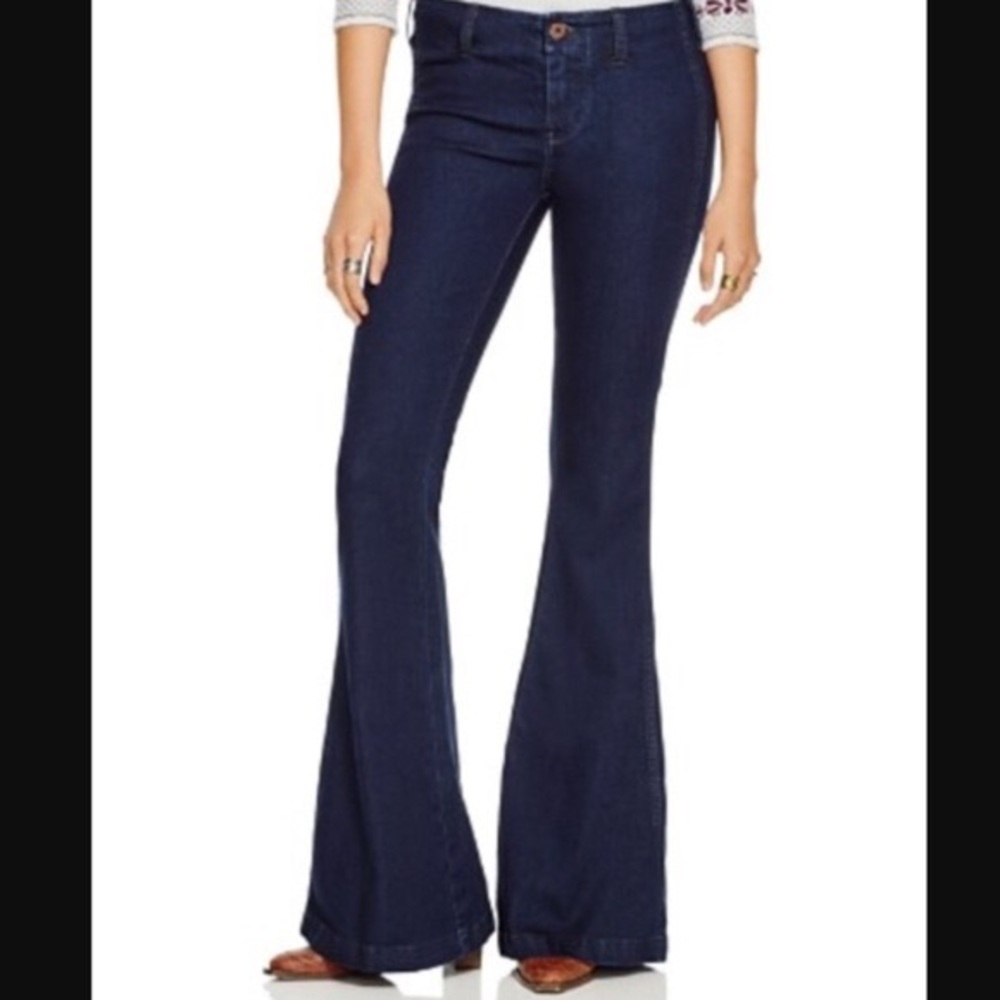 Free People Bell Bottom Jeans